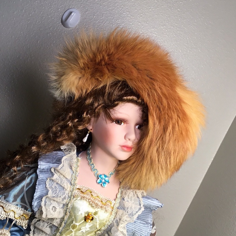 JOSEPH HORNE GALLERIES MILLINERY WOMEN ANTIQUE FRENCH FUR BERET/HAT